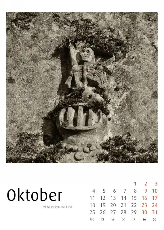 Bergfriedhof Heidelberg Kalender 2027 - Frank Schindelbeck Fotografie
