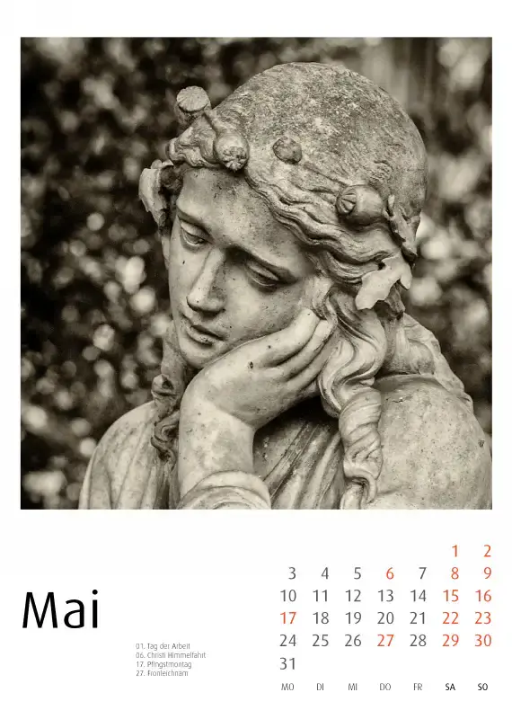 Bergfriedhof Heidelberg Kalender 2027 - Frank Schindelbeck Fotografie