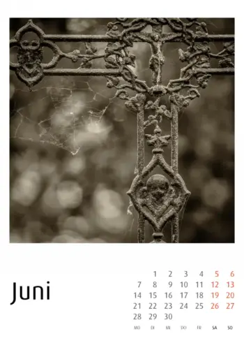 Bergfriedhof Heidelberg Kalender 2027 - Frank Schindelbeck Fotografie