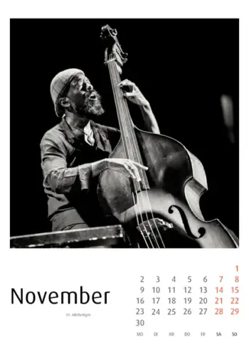 Enjoy Jazz Kalender 2026 - Fotos: Frank Schindelbeck Jazzofotgrafie