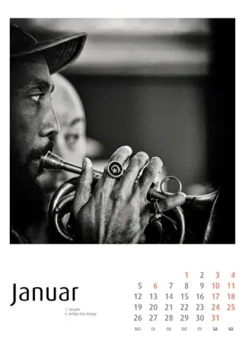 Enjoy Jazz Kalender 2026 - Fotos: Frank Schindelbeck Jazzofotgrafie
