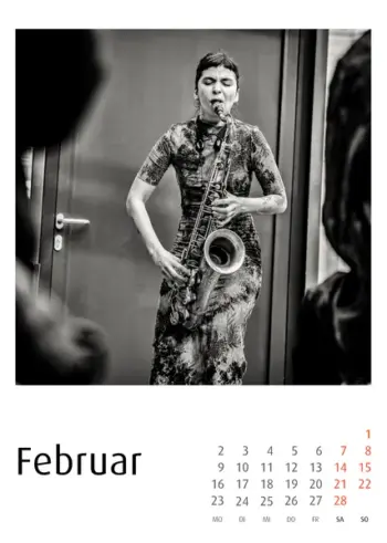 Enjoy Jazz Kalender 2026 - Fotos: Frank Schindelbeck Jazzofotgrafie