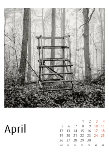 Hochsitzkalender - von kalenderexperte.de - Fotos: Frank Schindelbeck