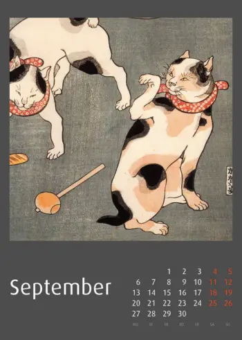 Japanische Farbholzschnitte 2027 - Tiere - Fotokalender - Kalenderexperte