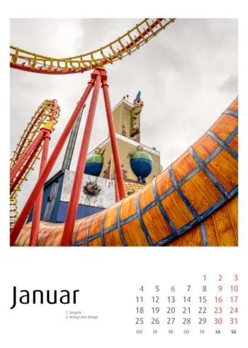Prater Wien Kalender 2027 - Frank Schindelbeck Fotografie