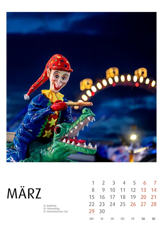 Prater Wien Kalender 2027 - Frank Schindelbeck Fotografie