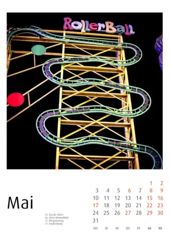 Prater Wien Kalender 2027 - Frank Schindelbeck Fotografie