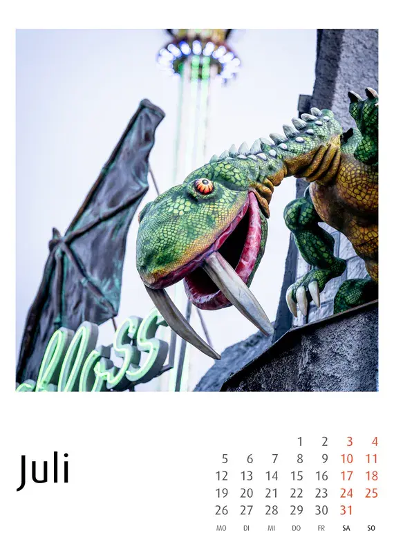 Prater Wien Kalender 2027 - Frank Schindelbeck Fotografie