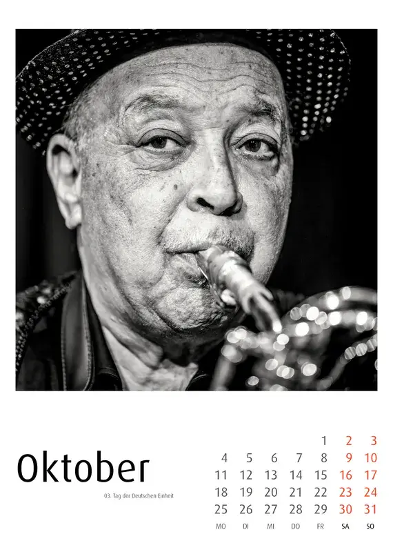 Danny Ray Thompson - Jazzfotografie - Jazzkalender Schindelbeck
