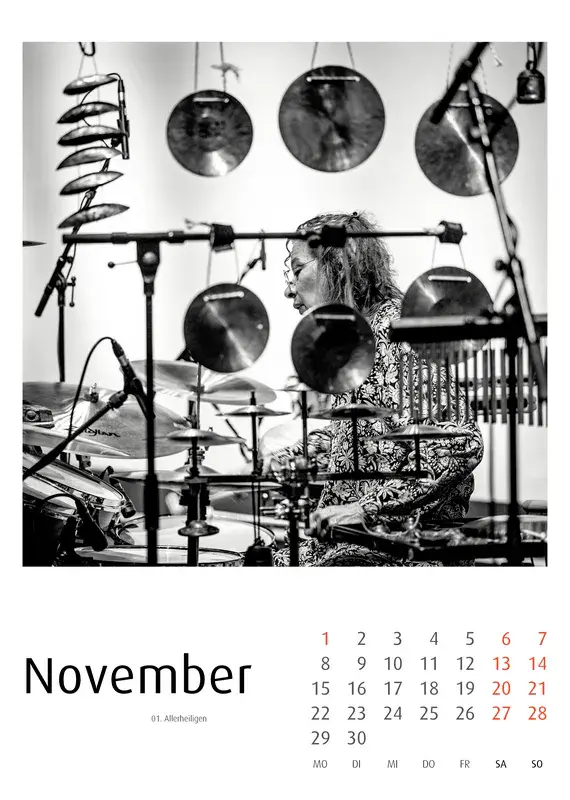Marilyn Mazur - Jazzfotografie - Jazzkalender Schindelbeck