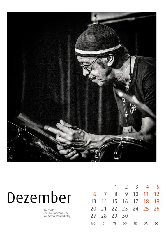 Allen Blairman - Jazzfotografie - Jazzkalender Schindelbeck